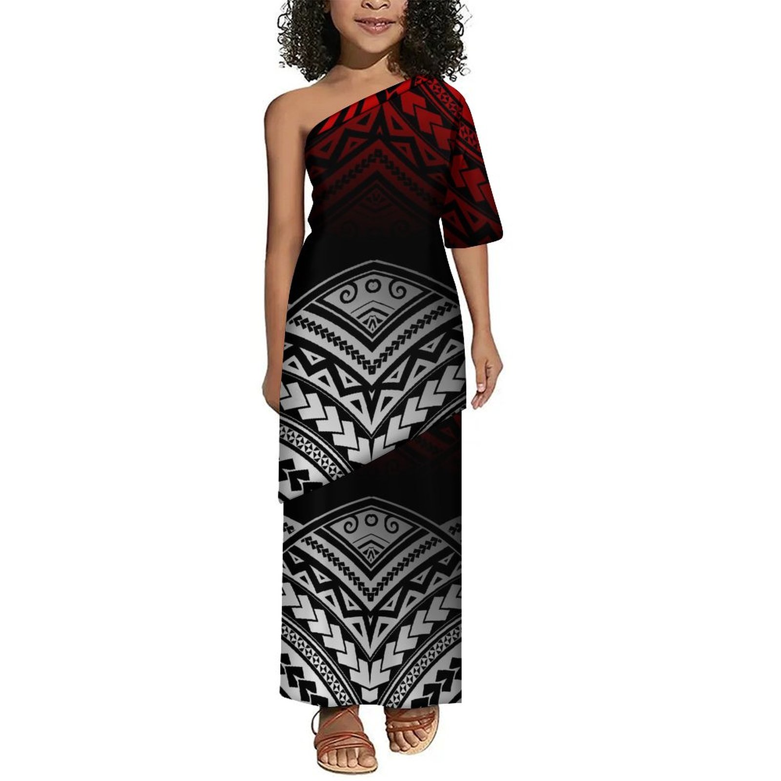 Ethnic Fashion Design - Traditionele tribale etnische stijl aangepaste jurk