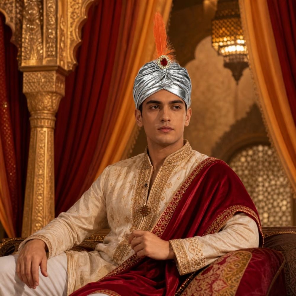 Veren-turbanhoed voor verkleed - Ethnic Fashion India recensie en prijs