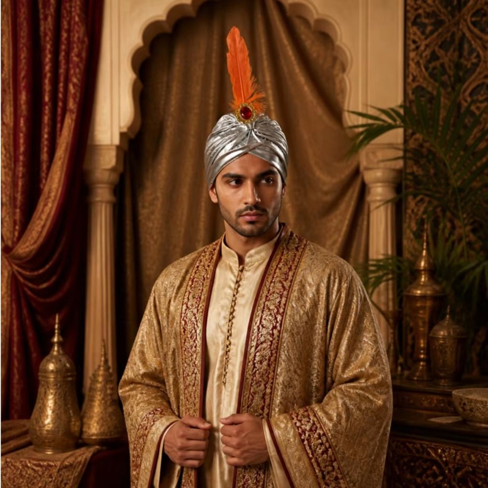 Veren-turbanhoed voor verkleed - Ethnic Fashion India recensie en prijs